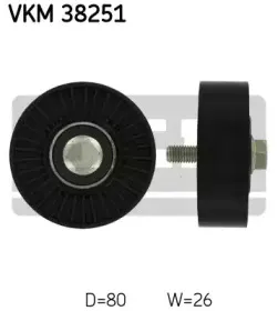 VKM 38251 SKF Паразитный / ведущий ролик, поликлиновой ремень VKM 38251 SKF Паразитный / ведущий ролик, поликлиновой ремень